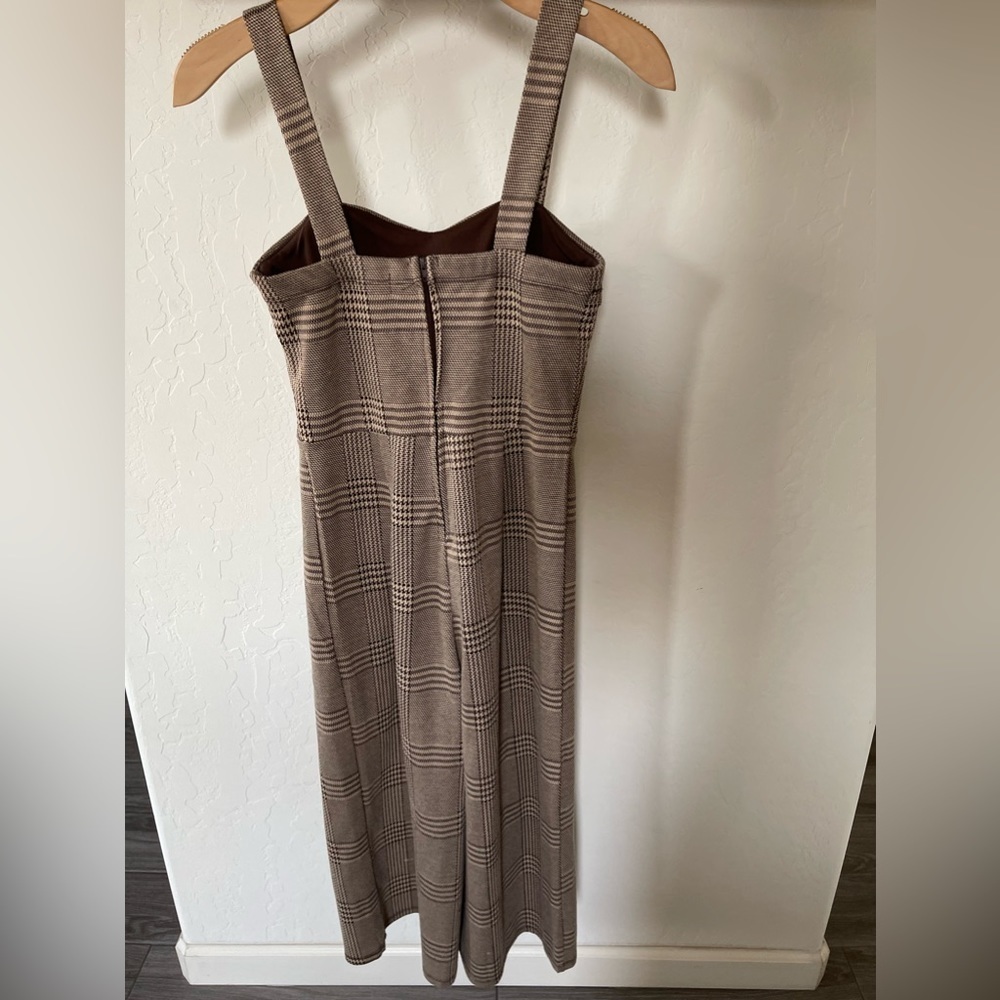 Bailey Blue| Academia Houndstooth Cute Jumpsuit, Cropped Wide Leg••• - Picture 4 of 11
